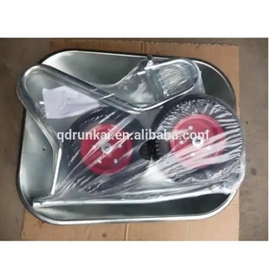 Carretilla de ruedas para exteriores para jardín doméstico <span class=keywords><strong>WB6211</strong></span> Carretillas industriales Carretillas de servicio pesado para construcción - Product Image 3