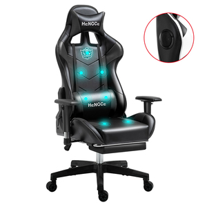 Silla Gamer de masaje rosa con reposapiés, silla Gamer China, venta al por mayor, el mejor - Product Image 2