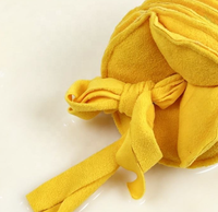 Jouet SunCharm personnalisable classique en forme de banane, rayé, multi-poches, distributeur de friandises, couineur, écologique et imperméable