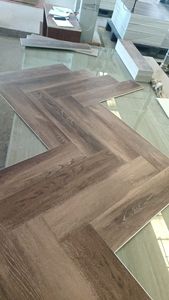 <span class=keywords><strong>Plancher</strong></span> en vinyle rigide SPC de qualité supérieure, couche d'usure réaliste en <span class=keywords><strong>bois</strong></span>, antidérapant, structure ABA, pour usage commercial, salle de sport, commerce de détail - Product Image 2