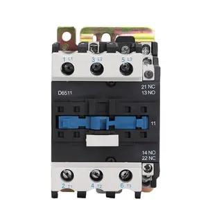 CJX2 6511 D6511 65A AC Contactor Motor Magnetic Contactor 3 Phase 3P 3 Pole 3P+NO+NC Contacts Relay 380V 220V Coil