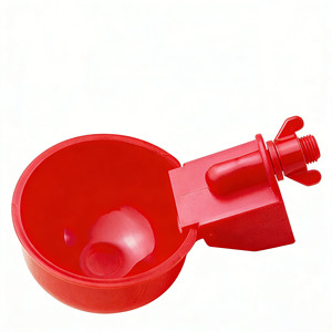 Bebedero Colgante de Plástico JYNB de 6.5 Pulgadas para Pollos, Patos, Gansos y Aves, Comedero Automático - Product Image 1