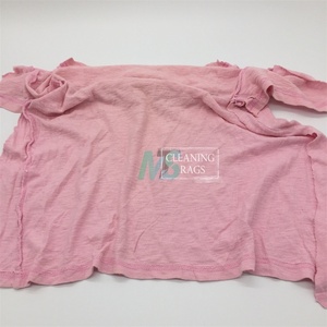 Chiffons de nettoyage en tricot colorés en vrac, chiffons en coton recyclé de couleurs mélangées, chiffons en coton clair coupés - Product Image 4