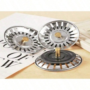 Stainless Steel <strong>Kitchen</strong> Sink Filter <strong>Net</strong> with Anti-clogging Floor Drain Cover Sewer Basin Gadget - Product Image 1