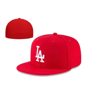 2303 יותר צבעים סיטונאי אישית גבוהה סוף היפ-הופ בתפזורת Snapback ספורט צוות סגור חזור מצויד כובעי בייסבול כובע יצרן