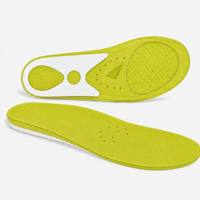 Semelles intérieures sportives en gel avec soutien de la voûte plantaire, absorption des chocs, soulagement de la douleur au pied pour la course, la marche, la tenue debout toute la journée et les chaussures de travail