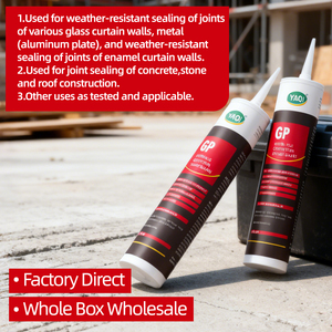 Mẫu miễn phí của mục đích chung Silicone Acetate <span class=keywords><strong>Sealant</strong></span> GP keo có tính axit cho xây dựng và đóng gói - Product Image 3