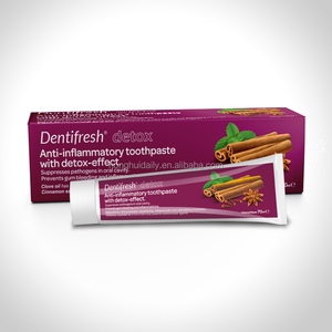 Personnalisé argent nano sel de mer probiotique de blanchiment des <span class=keywords><strong>dents</strong></span> à base de plantes bosses cannelle dentifrice - Product Image 2