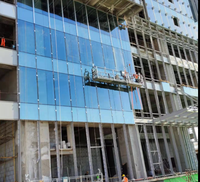 Plateforme suspendue en aluminium pour levage de façade ZLP1000 avec certificat CE