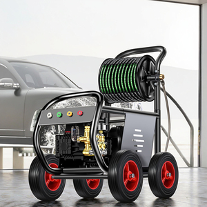 Nouveau Dévidoir de Tuyau Robuste à Moteur à Cœur de Cuivre pour Nettoyage Intensif, 160 bars 2300 PSI, pour Lavage de Voitures à Eau Froide en Atelier, Haute Pression - Product Image 1
