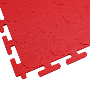 Dalles de sol en PVC bon marché d'usine 50*50*6mm, tapis de sol en vinyle plastique pour atelier, <span class=keywords><strong>garage</strong></span>, entrepôt, salle d'exposition, usage intensif - Product Image 4