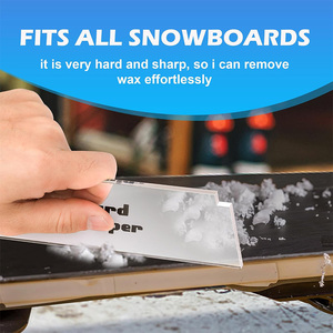 Grattoir en plastique de cire de <span class=keywords><strong>ski</strong></span> de 9x2.2 pouces pour enlever la cire extra refroidie - Product Image 5