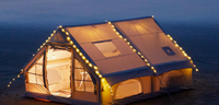 Tente de camping gonflable 12 personnes ㎡   Fabricant OEM ODM, tente familiale imperméable 420D Oxford, installation rapide, 5-6 personnes