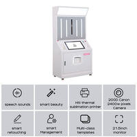 Photomaton multifonctionnel d'identification de passeport de paiement en espèces de libre-service/photomaton d'impression de photos