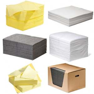 Chemical Absorbent Oil Spill Universal Mats Perforated on Liquid Water With and From <strong>Other</strong> <strong>Environmental</strong> <strong>Product</strong> Supplier Pad - Product Image 1