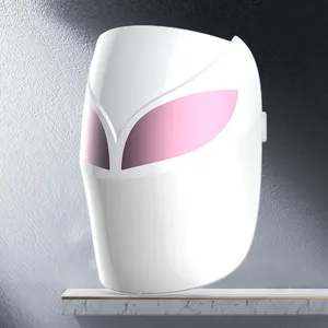 Masker LED 7 Warna Isi Ulang untuk Peremajaan Kulit Wajah dan Leher Masker Cahaya Kecantikan Wajah