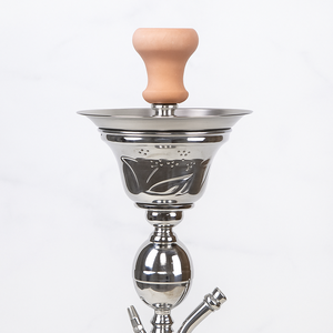 Moderno Set de Narguile Shisha con Diseño de Hielo, Acero Inoxidable y Vidrio, para Salón, Bar, Fiesta, Hogar, Club, Regalo, Fabricante OEM, Alta Gama, Venta al por Mayor - Product Image 3