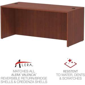 Escritorio Alera Valencia Series de 66 x 30 x 29-1/2 pulgadas, color cerezo medio, escritorios de oficina - Product Image 5