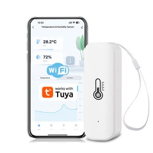 WALE più opzioni di utilizzo Wifi sensore di temperatura e umidità prodotto per la casa intelligente con il controllo dell'assistente di Google App Tuya - Product Image 1