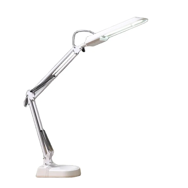 LED eye protection bedside bedroom learning office children's metal clip fluorescent lamp long arm table lamp