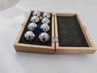 Jeu de pétanque miniature en acier Dia.30mm