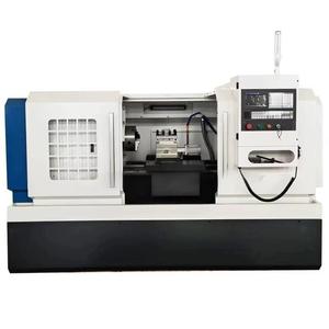 เครื่องกลึงซีเอ็นซี รุ่น CK6150/1000 แบบแนวนอน แกนหมุนเดี่ยว 3 แกน ฟันเฟืองแบบเฮลิคอล แท่นราบหนัก รองรับงานหนัก 220V ระบบควบคุม GSK - Product Image 5