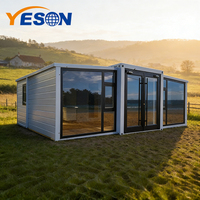 Module préfabriqué, cuisine insonorisée, salle de bain préfabriquée, maison extensible, conteneur pliable de 20 pieds, maison de luxe ignifuge, hôtel