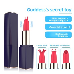 Shihand Lipstick <span class=keywords><strong>G</strong></span>-spot Secret Mini Appareil de Masturbation Électrique pour Clitoris, 9 Modes de Vibration pour <span class=keywords><strong>Femme</strong></span> - Product Image 5