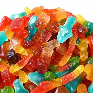 Caramelle Morbide a Forma di Verme all'Ingrosso, Gusto Fruttato Delizioso, Personalizzazione OEM, Caramelle Gommose Assortite in Sacchetto, Colori Vivaci - Product Image 4