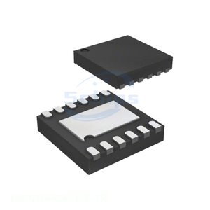 Composant électronique de gestion de l'alimentation (PMIC) IC REG LINEAR 1.2V/1.8V 12TMLF, production de composants électroniques MIC5314-G4YMT-TR 12 UFDFN, patin exposé, 12 - Product Image 1