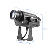 Projecteur de logo LED 50W, lumière Gobo rotative, affichage publicitaire extérieur, étanche IP67