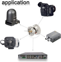 Cordon de raccordement fibre optique RG59 305m 250m 100m pour caméra CCTV avec connecteur BNC, compatible 12G-SDI 3G-SDI HD-SDI, gaine PVC