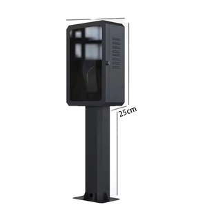 แท่นชาร์จรถยนต์ไฟฟ้าแบบตั้งพื้น รุ่น TD-2003 Pe พร้อมเสาเหล็กและกล่องเก็บสายชาร์จ ขายส่ง - Product Image 1