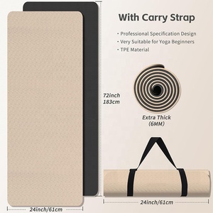 Özel baskı yeşil TPE <span class=keywords><strong>Yoga</strong></span> <span class=keywords><strong>mat</strong></span>ı hafif Sude erkek dostu sertifikalı malzeme açık kaymaz Tpe spor mantar <span class=keywords><strong>Yoga</strong></span> <span class=keywords><strong>Mat</strong></span> - Product Image 6