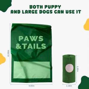 Nouvelles sacs de nettoyage pour déjections canines biodégradables à 100 %, respectueux de l'environnement, personnalisables, vente en gros 2025 - Product Image 3