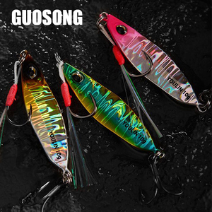 Leurre de pêche <span class=keywords><strong>Horizon</strong></span> Metal Jig 10g 14g 18g 22g 28g, hameçons d'assistance pour jigging, leurres Pesca Mar, jigging lent - Product Image 5