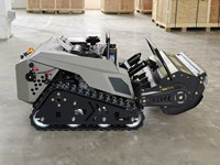 Tondeuse à gazon intelligente télécommandée, tondeuse haute puissance CE pour pentes raides, vignobles et terrains accidentés Europe