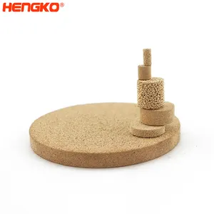 HENGKO Bronze Sintered Powder Porous Metal Filter Disc for Gas or Liquid Filtration