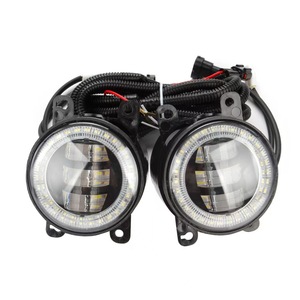 Feux antibrouillard LED 12V pour Honda Ford <span class=keywords><strong>Suzuki</strong></span>, projecteur blanc ambre avec anneau de lumière d'ange à balayage de démarrage - Product Image 6
