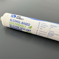 Scellant en silicone pour l'étanchéité des fenêtres et des portes, neutre, haute adhérence, résistant aux intempéries, construction intérieure, faible odeur, blanc, 300 ml