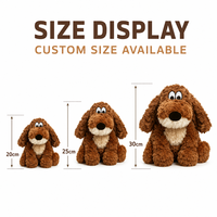 Jouet en peluche pour chien personnalisé, directement de l'usine, à partir de vos illustrations, OEM ODM, poupée en peluche pour marques IP originales