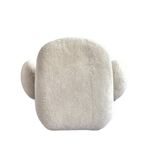 <span class=keywords><strong>Fauteuil</strong></span> d'appoint en <span class=keywords><strong>peau</strong></span> <span class=keywords><strong>de</strong></span> <span class=keywords><strong>mouton</strong></span> au design nordique moderne, attrayant, <span class=keywords><strong>pour</strong></span> salon, hall d'hôtel, confortable <span class=keywords><strong>pour</strong></span> la maison - Product Image 4