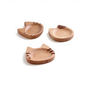 Assiettes en bois de bambou compostables et sûres pour les aliments, en gros, pour enfants, en forme d'animaux mignons, assiettes en bois durables pour la restauration - Product Image 4