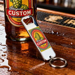 <span class=keywords><strong>Porte</strong></span>-clés ouvre-bouteille de club de bar avec impression UV OEM personnalisée Vente en gros <span class=keywords><strong>Porte</strong></span>-clés ouvre-bière en acier inoxydable de marque promotionnel - Product Image 3