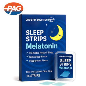 プライベートラベルメラトニンサプリメント睡眠帯自然ビーガン睡眠サポートメラトニン経口フィルム - Product Image 2