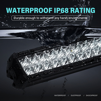 Dongjian 24 pouces 12V jaune barre de lumière LED OSLON + P8 9400LM 126W New Universal Amber White Fog Driving Spot Light pour voiture