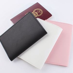 Funda de Pasaporte de Cuero PU Personalizada al por Mayor de Fábrica, Decoración con Letras, Impermeable, para Viajes, 5 Pulgadas, para Pasaportes - Product Image 4