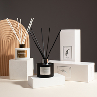 True Scent RTS 150ML Vide Diffuseur Bouteilles De Luxe Verre Huile Essentielle Diffuseur Bouteille Désodorisant Reed Diffuseur Blanc