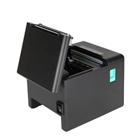 Imprimante de tickets de queue de 3 pouces pour restaurant, imprimante de gestion de file d'attente, ports USB et LAN, imprimante thermique de reçus de 80 mm avec coupe automatique