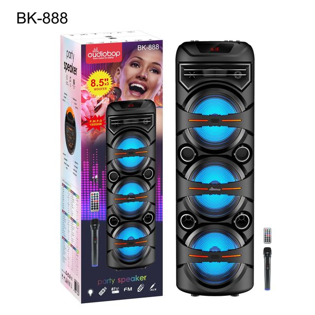 High-volume 8-inch Cylinder Speaker Outdoor square Dance Subwoofer Loud Volume Audio Cylindrical Wireless Speaker